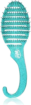 Image de Wet Brush Shower Detangler Brosse à cheveux Teal Glitter