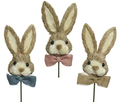 Produktbild von Osterhase Blumenstecker 40cm natur braun 1 Stück sortiert