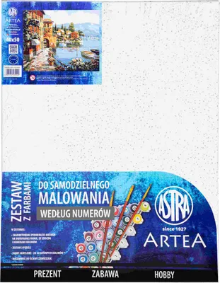 Zdjęcie produktu dla Obraz malowanie po numerach 40x50cm Wakacje Astra