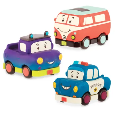 Obrázok produktu pre B.TOYS B. Mini Wheee-ls naahovacie vozidl sada 2