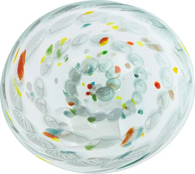 Image de Gilde Glasart, Schale, "Fuego", gesprenkelt, Glas, grün, VE 2, H. 6 cm, D. 39 cm