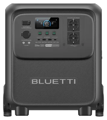 Produktbild von Bluetti Elite 320, AC, Solar, Zigarettenanzünder, 3200 Wh, 1800 W, 1440 W, 3600 W, 48 W