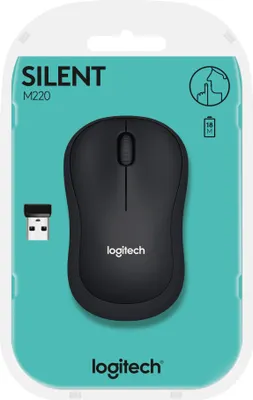 Immagine prodotto di Mouse Logitech M220, silenzioso, wireless, antracite