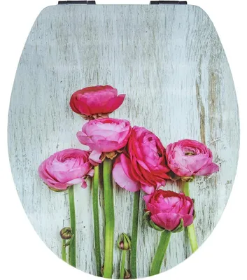 Immagine prodotto di cornat sedile wc fiori di auguri (mdf), chiusura automatica, fis