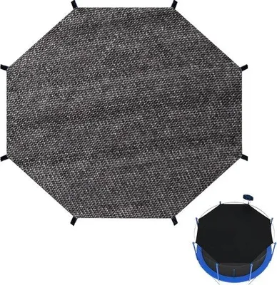 Image de Toit de trampoline Famanu – Protection UV pour trampolines de 1,8 à 4,3 mètres – Noir