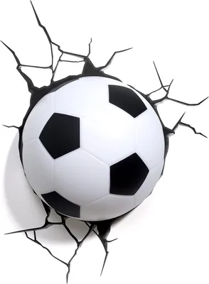 Produktbild von Wandtattoo Fußball, Durchbruch Wandaufkleber für Kinderzimmer Jungen