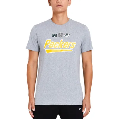 Produktbild von New Era WORDMARK Shirt - NFL Green Bay Packers grau