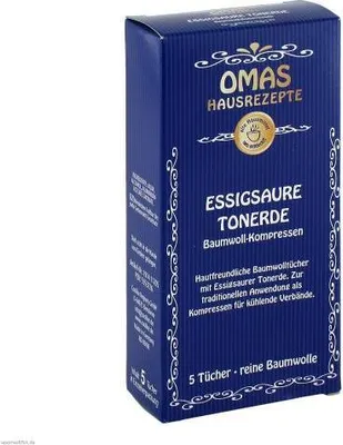 Zdjęcie produktu dla Coolike Kompresy z glinki z kwasem octowym, 5 szt