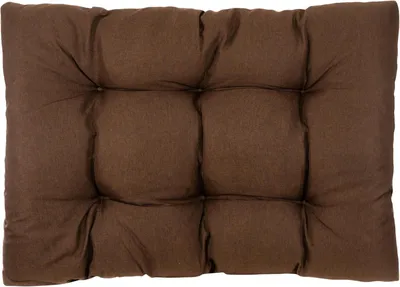 Produktbild von Best Wool rückenlehne für palettenkissen, wetterfestes europaletten polster mit Polyurethanflockfüllung – braun 120x80 cm