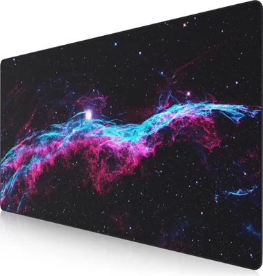 Produktbild von Titanwolf Gaming Mauspad, XXXL Speed Mousepad 1200 x 600 mm, Geschwindigkeit & Präzision, Galaxie Speed