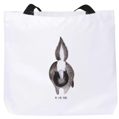 Produktbild von Mr. & Mrs. Panda Reisetasche Stinktier Angriff - Weiß - Geschenk, Drohung, Einkaufstasche, Tasche, Raubtier, wütend, Strandtasche, Laptoptasche, Tote Bag, Schultasche