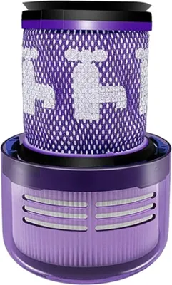 A vacuum cleaner filter.