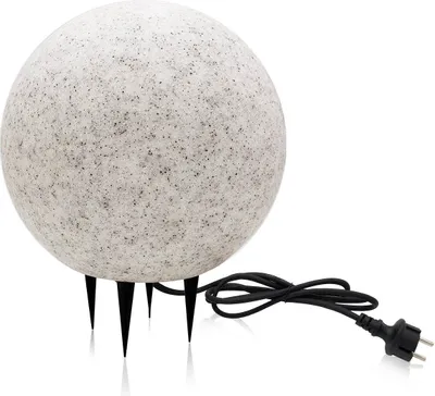 Zdjęcie produktu dla Kamienne lampy ogrodowe zewnętrzne 28 cm wodoodporne i odporne na zimę IP65 lampa ogrodowa zewnętrzna, kabel IP65 2m dekoracja ogrodowa, oświetlenie ogrodowe z zasilaniem