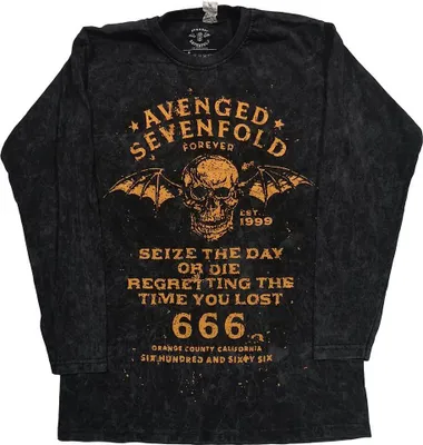 Produktbild von Avenged Sevenfold Sieze The Day (Wash Collection) Black L T-Shirt