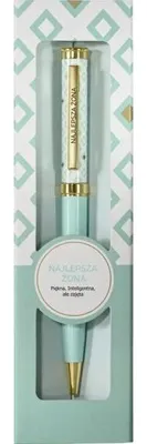 Produktbild von Geschenk-Kugelschreiber „Die beste Ehefrau“ – Be-Happy Gifts