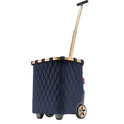 Obrázek produktu pro reisenthel carrycruiser, Nákupní vozík, nákupní košík na kolečkách, rám Rhombus Midnight Gold, 40 l, OE4111