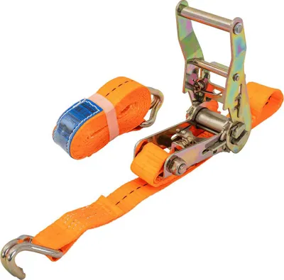 Produktbild von UNITRAILER Transportband mit Spanner 3m 25mm 1t Zurrgurt Spanngurt orange  für PKW Anhänger