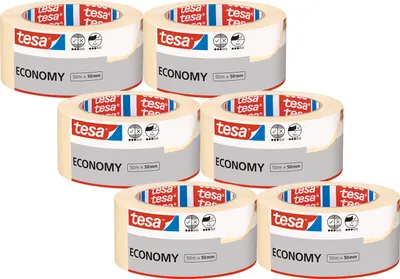 Image de tesa UNIVERSAL 05288 Ruban de masquage pour peintre Transparent (L x l) 50 m x 50 mm 6 pcs