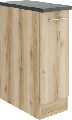 Produktbild von Optifit Auszugunterschrank Livorno290 BxTxH 30 x 60 x 84,8 cm wildeiche matt strukturiert zerlegt KULI UAFZ306-9+