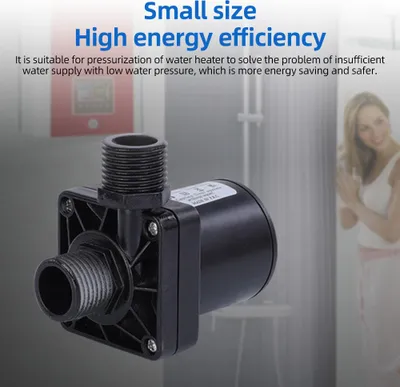 Zdjęcie produktu dla Pompa bezszczotkowa DC - 12V 700L/H 20W Mikro pompa bezszczotkowa 5m/16.4FT Wysokotemperaturowa pompa wspomagająca do akwarium akwarium akwarium fontanna basen staw toaleta
