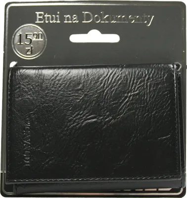 Produktbild von 4U Cavaldi Portemonnaie aus Leder für Männer Atericus schwarz One size