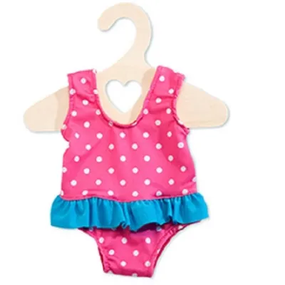 Produktbild von Heless Puppen Badeanzug 28-35 cm rosa-weiß-blau Punkte