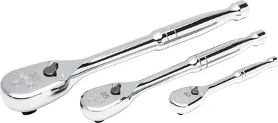 Produktbild von SATA 1/4", 3/8" & 1/2" Umschaltknarren-Satz, 120XP, 3-tlg. ST13975 (3 120XP)