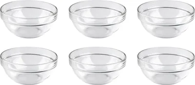 Produktbild von Luminarc 925945 Empilable Schüssel aus Glas, Ø 12cm, klar (6er Pack)
