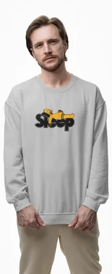 Produktbild von D&B Design Uni Pullover SWMO00056 Simpsons HellGrau-Größe 2XL