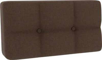Image de Coussin pour palette, Coussin d'assise pour palette Dossier piqué PFG (Coussin d'angle 60x40, Marron)