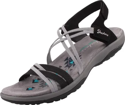 Image de Skechers Damen Sandalen REGGAE SLIM TAKES TWO Schwarz/Grau
