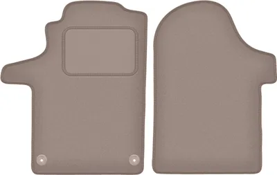 Immagine prodotto di Tappetini auto in velluto per Mercedes Vito W447 (2014-) - tappetini anteriori LUX beige (2 pezzi)