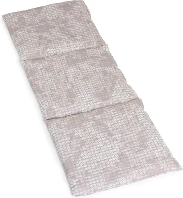 Produktbild von Johanniskernkissen 20x50cm groß 3-Kammer. shabby-chic grau-beige. Wärmekissen Körnerkissen. shabby-chic grau-beige