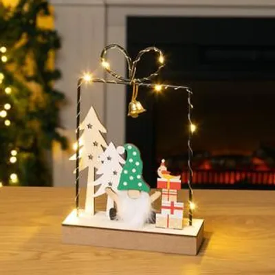 Produktbild von Weihnachtsdeko aus Holz ca. 15 x 5 x 21 cm