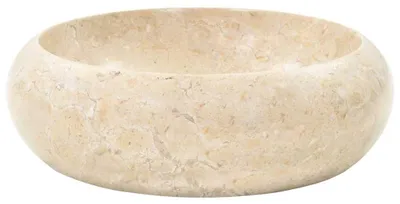Imagen del producto de VidaXL: Lavabo de 40x12 cm, mármol color crema