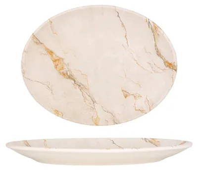 Immagine prodotto di Bonna - Piatto da portata - Granix - Porcellana - 31x24 cm