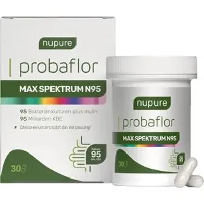 Zdjęcie produktu dla Nupure probaflor Max Spectrum N95 kapsułki powlekane dojelitowo. 30 szt