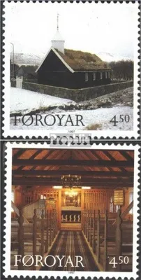 Produktbild von Briefmarken Dänemark - Färöer 1997 Mi 326-327 (kompl.Ausg.) postfrisch Kirche v. Havalík