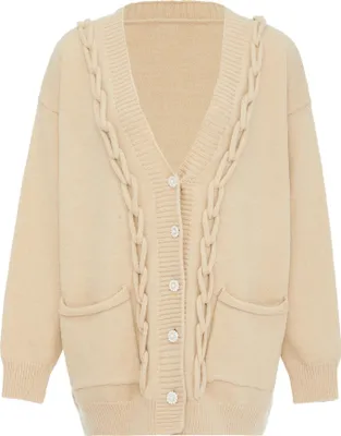 Produktbild von caissa damen strickjacke - beige, M