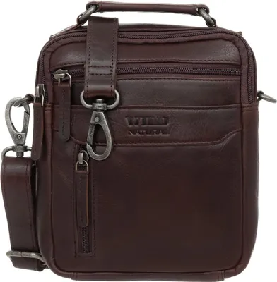 Produktbild von Mittelgroße Herren Ledertasche Wild Natural Brown