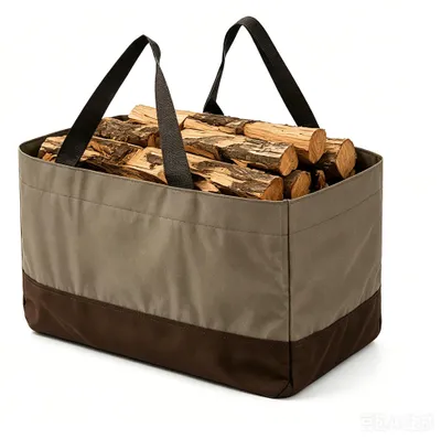 Produktbild von Holzkorb für Brennholz, Korb für Feuerholz (XXL-B)