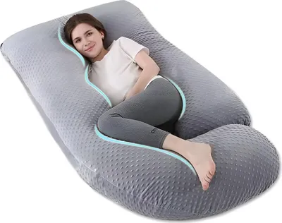 Immagine prodotto di Cuscino per gravidanza e allattamento Linomag® 3 in 1, multifunzionale, a forma di L, sostegno per pancia, schiena, fianchi, gambe, bambino, relax, rivestimento sfoderabile, grigio chiaro