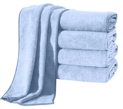 Produktbild von Stück saugfähige Mikrofaser-Handtücher, schnelltrocknend, 35,5 x 76 cm, hautfreundlich, für Bad, Fitness, Sport, Yoga und Strand
