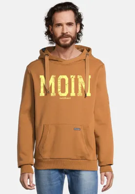 Produktbild von salzhaut Herren Hoodie HEFF - MOIN 4XL Maritimer Kapuzenpullover Regular Fit – Kuscheliger Sweat-Pullover mit Frontprint & Kängurutasche – Designed in Hamburg