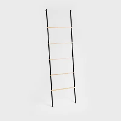 Obrázok produktu pre HOMLA TARU držiak na uteráky čierny 45x2x159,5 cm
