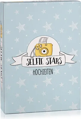 Produktbild von Selfie Stars Hochzeiten Fotospiel 55 Foto-Aufgaben Taschenformat