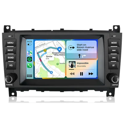 Immagine prodotto di Hexinex 2 GB + 32 GB, autoradio Android 15 per Mercedes W203 con CarPlay wireless