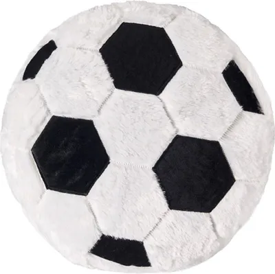 Produktbild von Plüsch-FußBalancekissen, 45 x 45 cm, Balancekissen, weicher Sportball, interaktive Fußball-Dekoration für Kinderzimmer, Geburtstagsgeschenk für Kinder