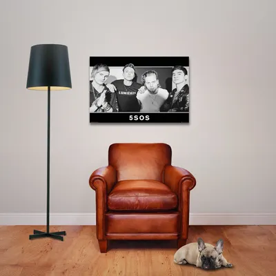 Produktbild von 5 Seconds Of Summer - Poster - Gruppe - Schwarz und Weiß + 1 Ü-Poster Größe 61x91,5cm