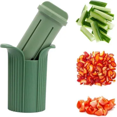 Immagine prodotto di Tagliatrici manuali per uso domestico, ideali per tagliare cetrioli e zucchine a listarelle, e anche per suddividere fette di prosciutto e salsiccia.